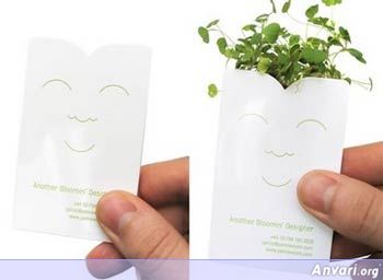 Businesscards Plants2 - Creative Business Card Design Ideas 