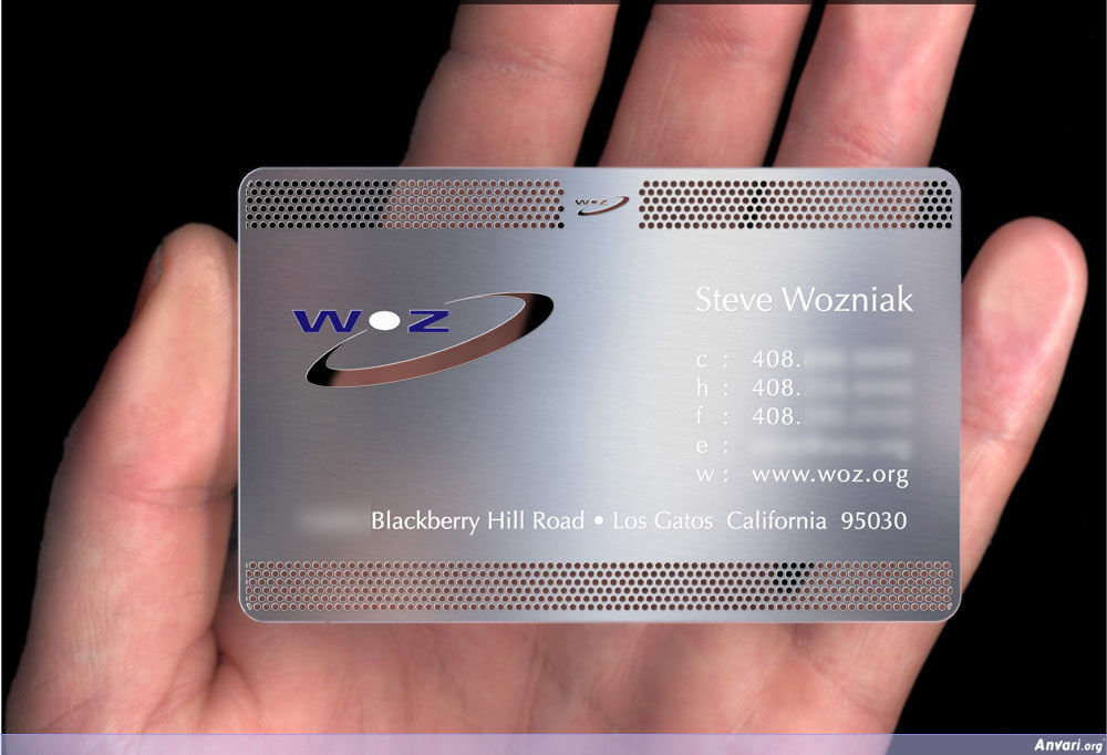WOZMetalProof - Creative Business Card Design Ideas 