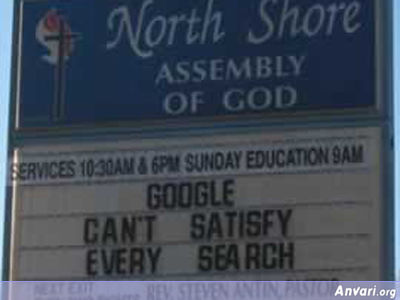 Google - Funny Church Signs 