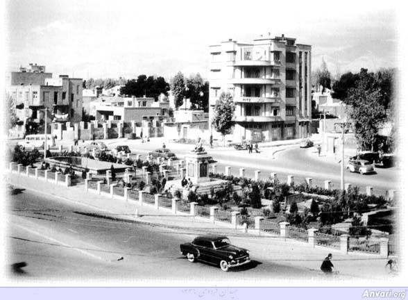 Ferdosi Square Tehran 1957 - Ferdosi Square Tehran 1957 